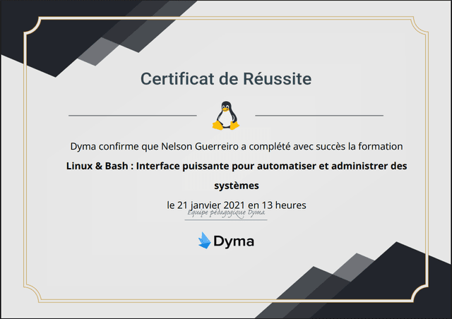 Certification