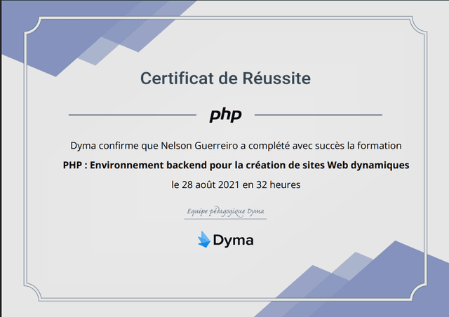 Certification